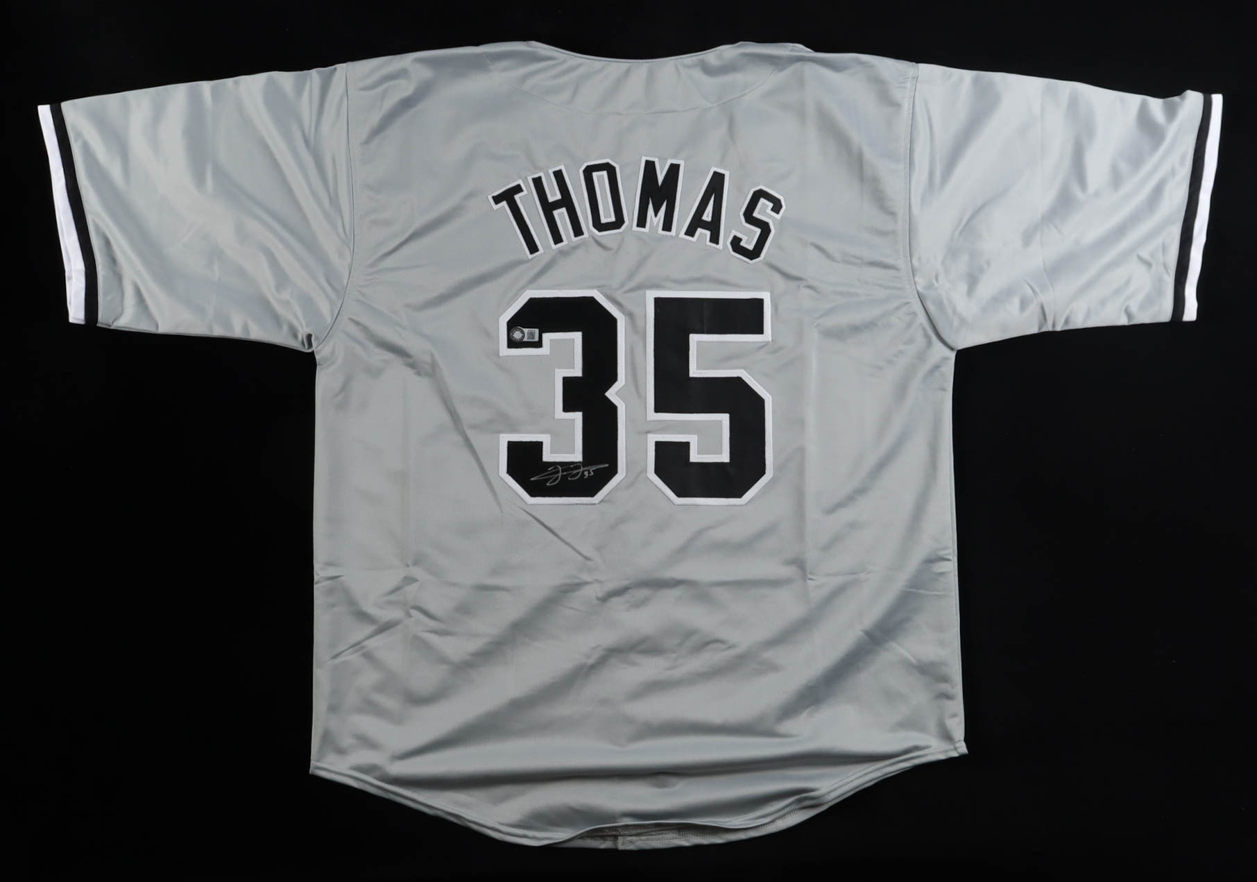 Frank Thomas Signed Jersey (Schwartz) at PristineAuction.com Frank Thomas Signed Jersey (Schwartz) at PristineAuction.com