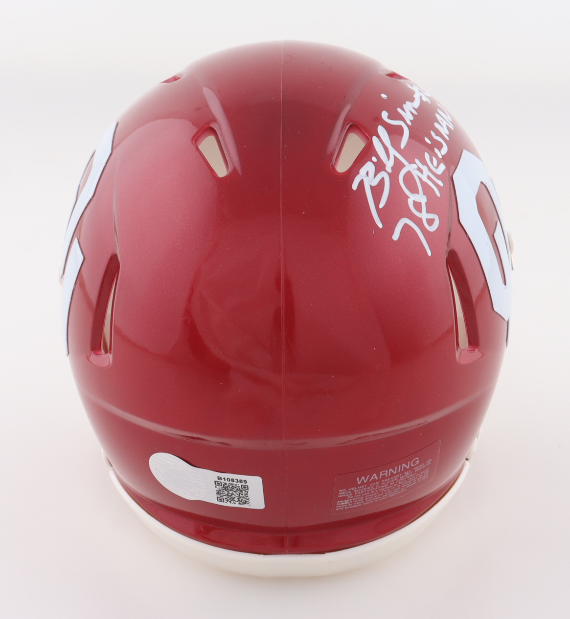 Billy Sims Signed Oklahoma Sooners Speed Mini Helmet Inscribed "78 Heisman" (Schwartz) at PristineAuction.com Billy Sims Signed Oklahoma Sooners Speed Mini Helmet Inscribed "78 Heisman" (Schwartz) at PristineAuction.com