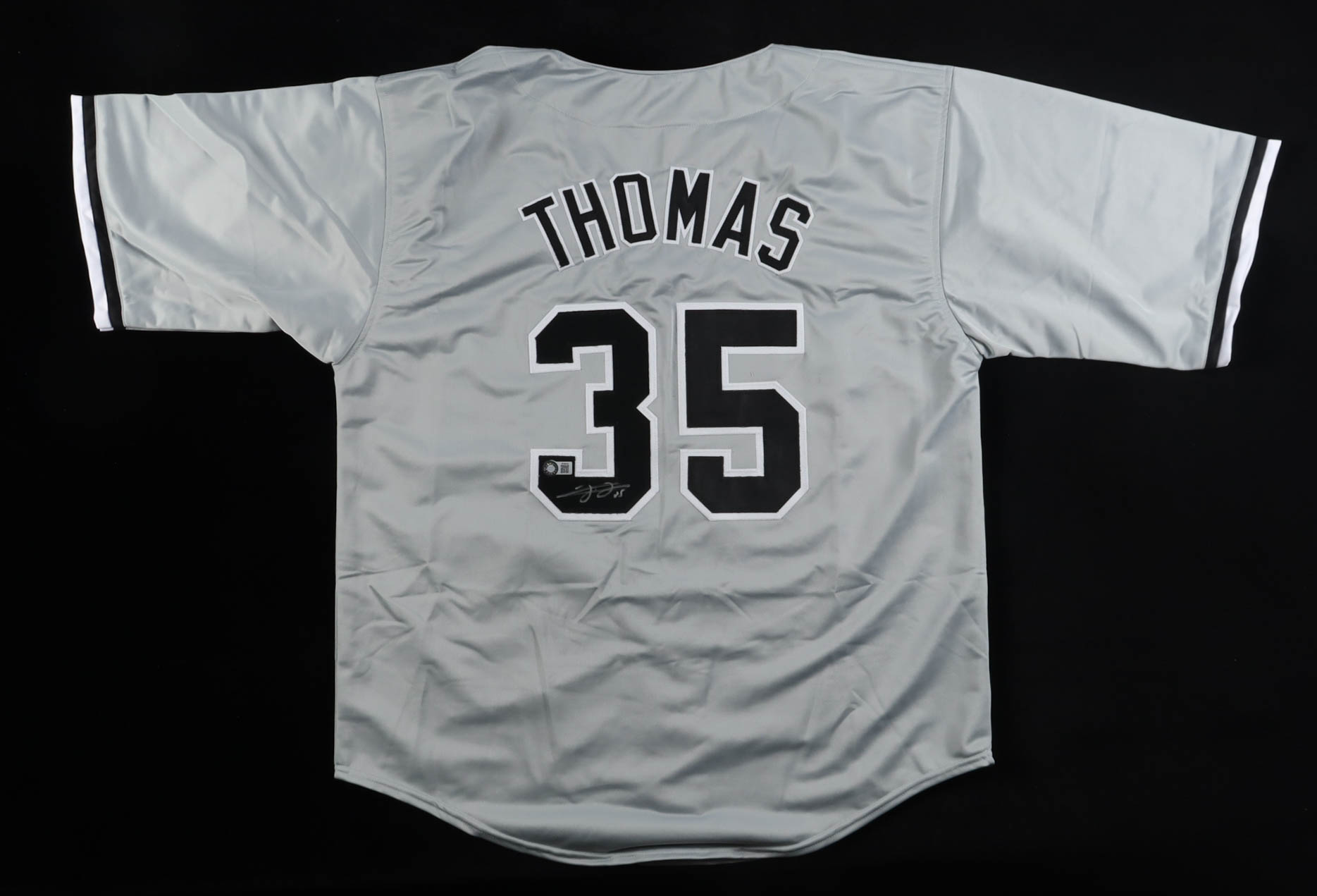 Frank Thomas Signed Jersey (Schwartz) at PristineAuction.com Frank Thomas Signed Jersey (Schwartz) at PristineAuction.com