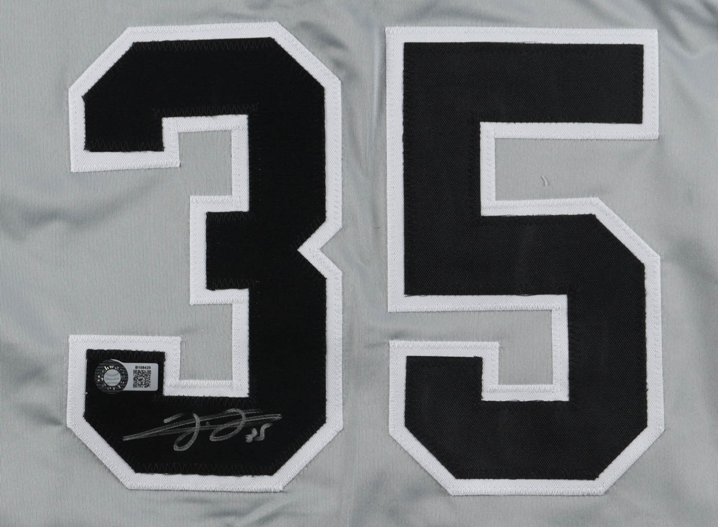 Frank Thomas Signed Jersey (Schwartz) at PristineAuction.com Frank Thomas Signed Jersey (Schwartz) at PristineAuction.com