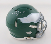 Ron Jaworski Signed Eagles Speed Mini Helmet (Schwartz) at PristineAuction.com