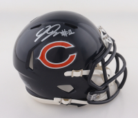 Jaylon Johnson Signed Bears Speed Mini Helmet (Schwartz) at PristineAuction.com