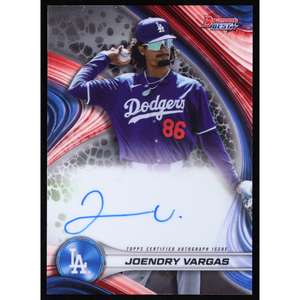 Joendry Vargas 2024 Bowman's Best Best of '24 Autographs #B24JV RC at PristineAuction.com