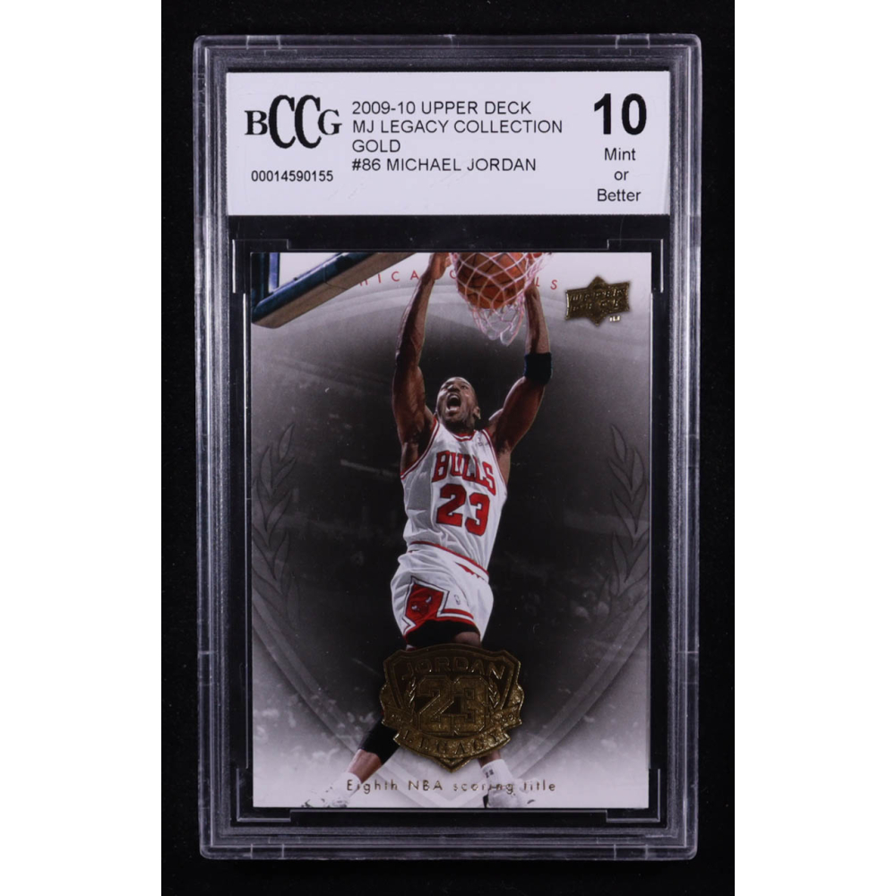 Michael Jordan 2009-10 Upper Deck MJ Legacy Collection Gold #86 (BCCG 10) at PristineAuction.com