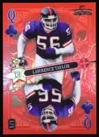 Lawrence Taylor 2024 Wild Card 5 Card Draw Queen of Clubs Red #LTN #1/1 at PristineAuction.com