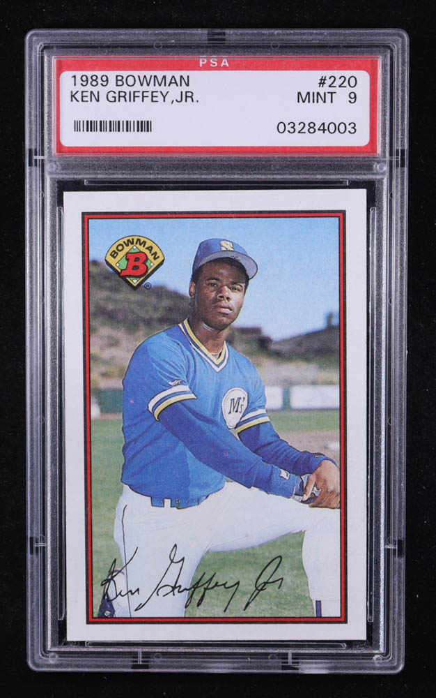 Ken Griffey Jr. 1989 Bowman #220 RC (PSA 9) at PristineAuction.com Ken Griffey Jr. 1989 Bowman #220 RC (PSA 9) at PristineAuction.com