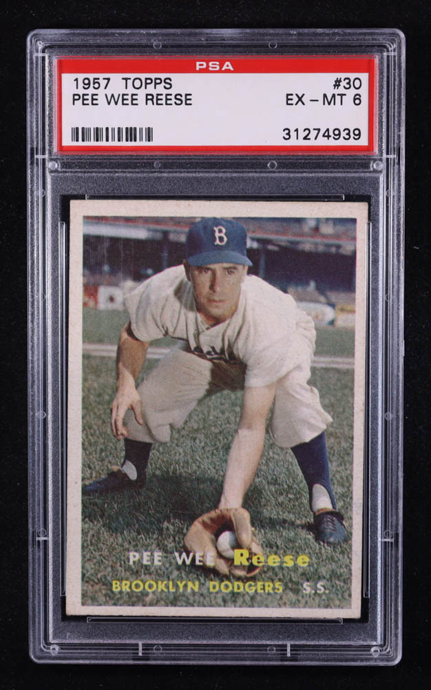 Pee Wee Reese 1957 Topps #30 (PSA 6)