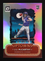 JJ McCarthy 2024 Donruss Optic Uptowns #10 RC at PristineAuction.com