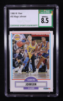 Magic Johnson 1990-91 Fleer #93 (CSG 8.5) at PristineAuction.com