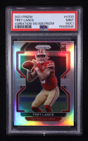 Trey Lance 2021 Panini Prizm Silver Variation #V-333 RC (PSA 9) at PristineAuction.com