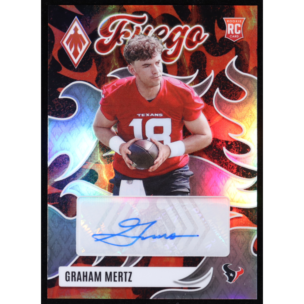 Graham Mertz 2025 Panini Phoenix Fuego Signatures #24 RC at PristineAuction.com