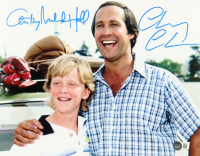Chevy Chase & Anthony Michael Hall Signed "National Lampoon's Vacation" 11x14 Photo (Beckett) at PristineAuction.com