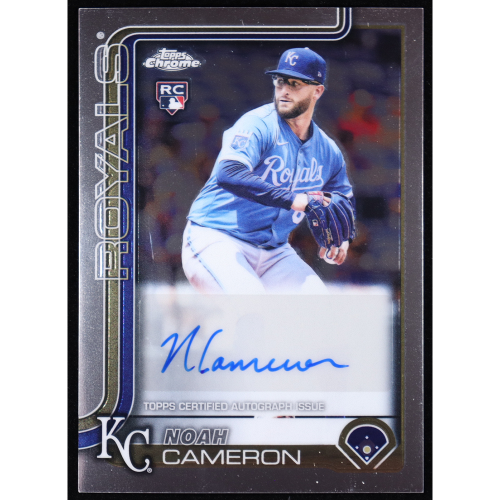 Noah Cameron 2025 Topps Chrome Update Autographs #ACNC RC at PristineAuction.com