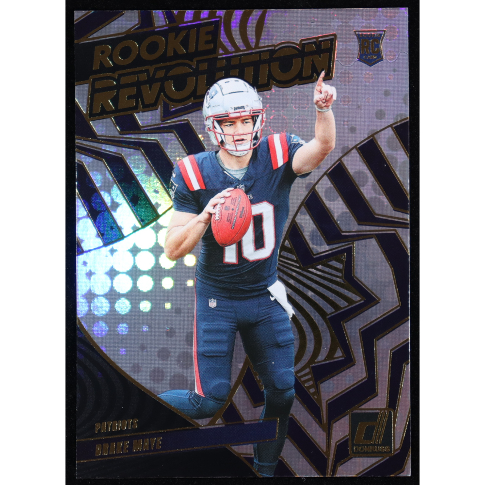 Drake Maye 2024 Donruss Rookie Revolution Galactic #18 RC at PristineAuction.com