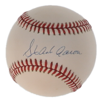 Hank Aaron Signed ONL Baseball (PSA) at PristineAuction.com Hank Aaron Signed ONL Baseball (PSA) at PristineAuction.com