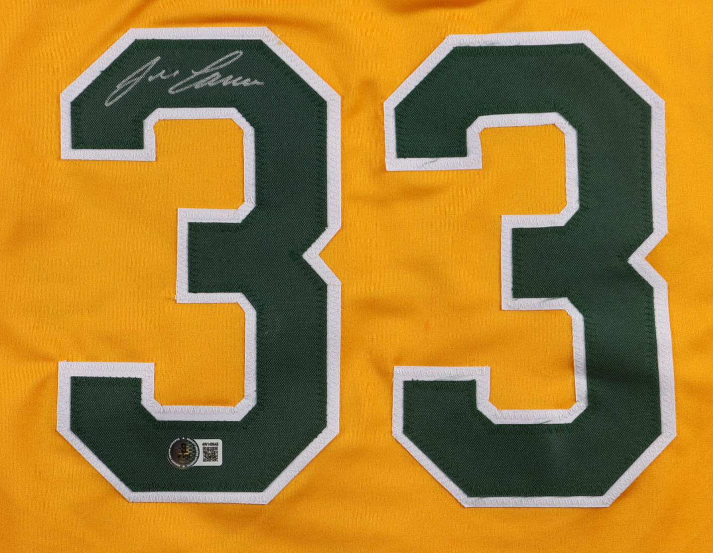 Jose Canseco Signed Jersey (Beckett) at PristineAuction.com Jose Canseco Signed Jersey (Beckett) at PristineAuction.com