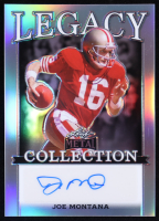 Joe Montana 2024 Leaf Joe Montana Legacy Autograph Prismatic Silver #BAJM12 #32/35 at PristineAuction.com