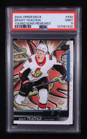 Brady Tkachuk 2024 Upper Deck Young Guns Renewed #499 RC (PSA 9) at PristineAuction.com