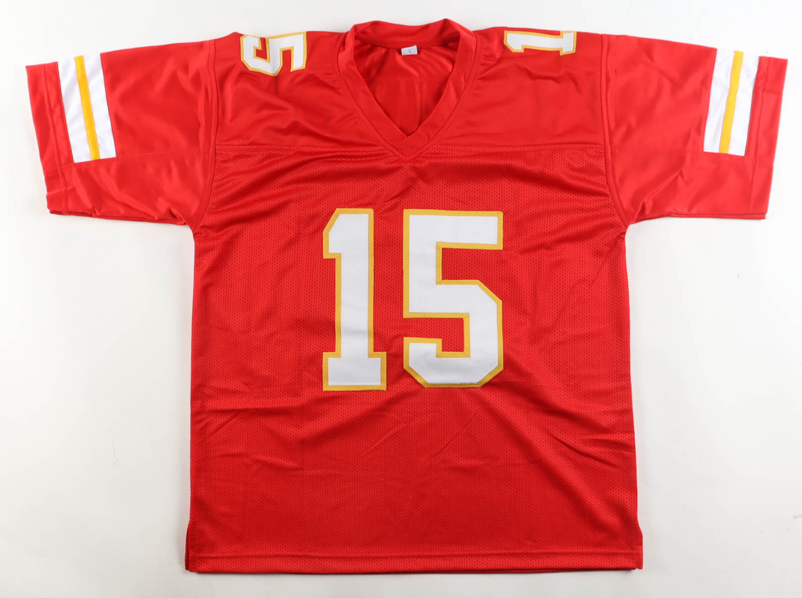 Patrick Mahomes Sr. Signed Jersey Inscribed "The Goat Father" (Schwartz) at PristineAuction.com Patrick Mahomes Sr. Signed Jersey Inscribed "The Goat Father" (Schwartz) at PristineAuction.com