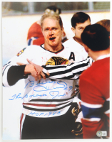 Bobby Hull Signed Blackhawks 11x14 Photo Inscribed "HOF 1983" & "The Golden Jet" (Beckett) at PristineAuction.com