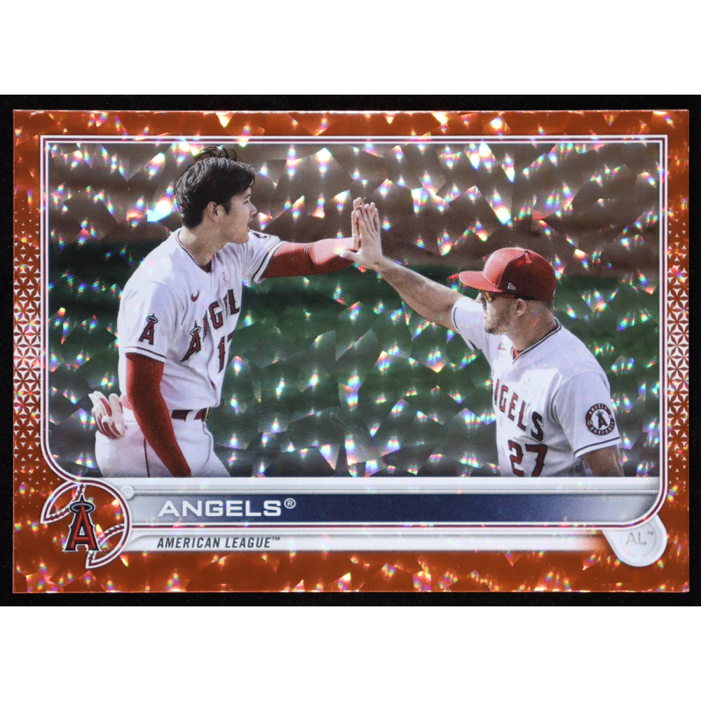 Angels 2022 Topps Orange Foilboard #159 #063/299 at PristineAuction.com