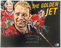 Bobby Hull Signed Blackhawks 11x14 Photo Inscribed "HOF 1983" (Beckett) at PristineAuction.com