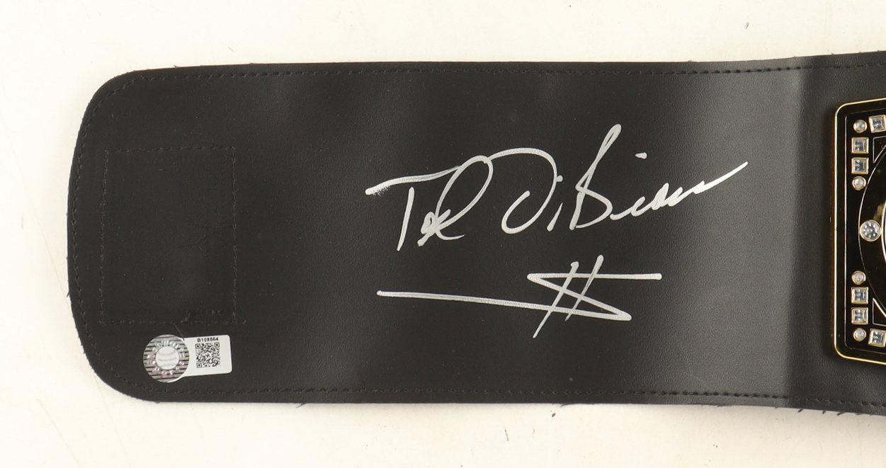 Ted DiBiase Signed WWE Championship Belt (Schwartz) at PristineAuction.com Ted DiBiase Signed WWE Championship Belt (Schwartz) at PristineAuction.com