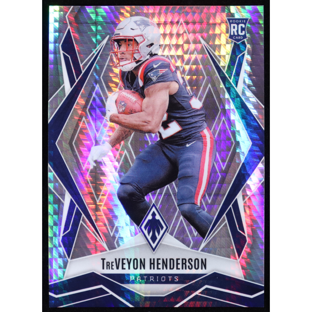 TreVeyon Henderson 2025 Panini Phoenix Silver Hyper #187 RC at PristineAuction.com