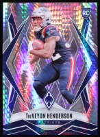 TreVeyon Henderson 2025 Panini Phoenix Silver Hyper #187 RC at PristineAuction.com