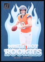 Bo Nix 2024 Donruss White Hot Rookies #9 RC at PristineAuction.com