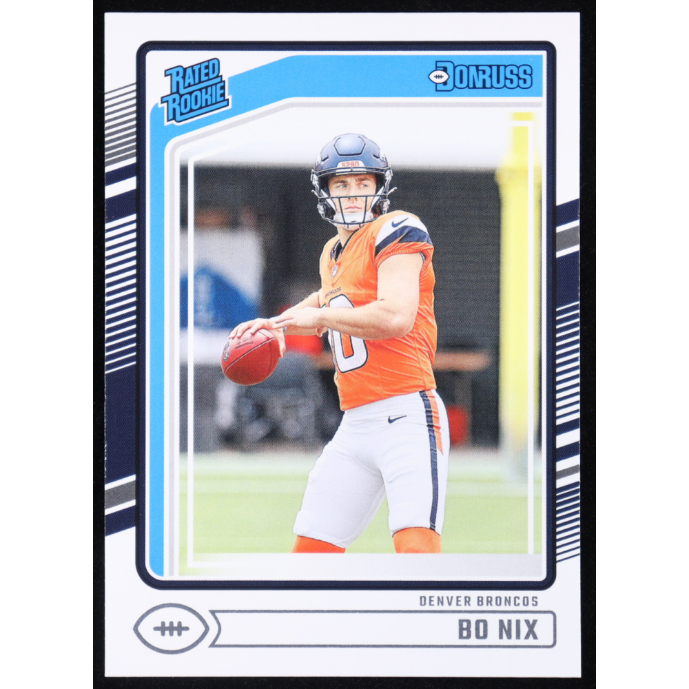 Bo Nix 2024 Donruss #369 RR RC at PristineAuction.com