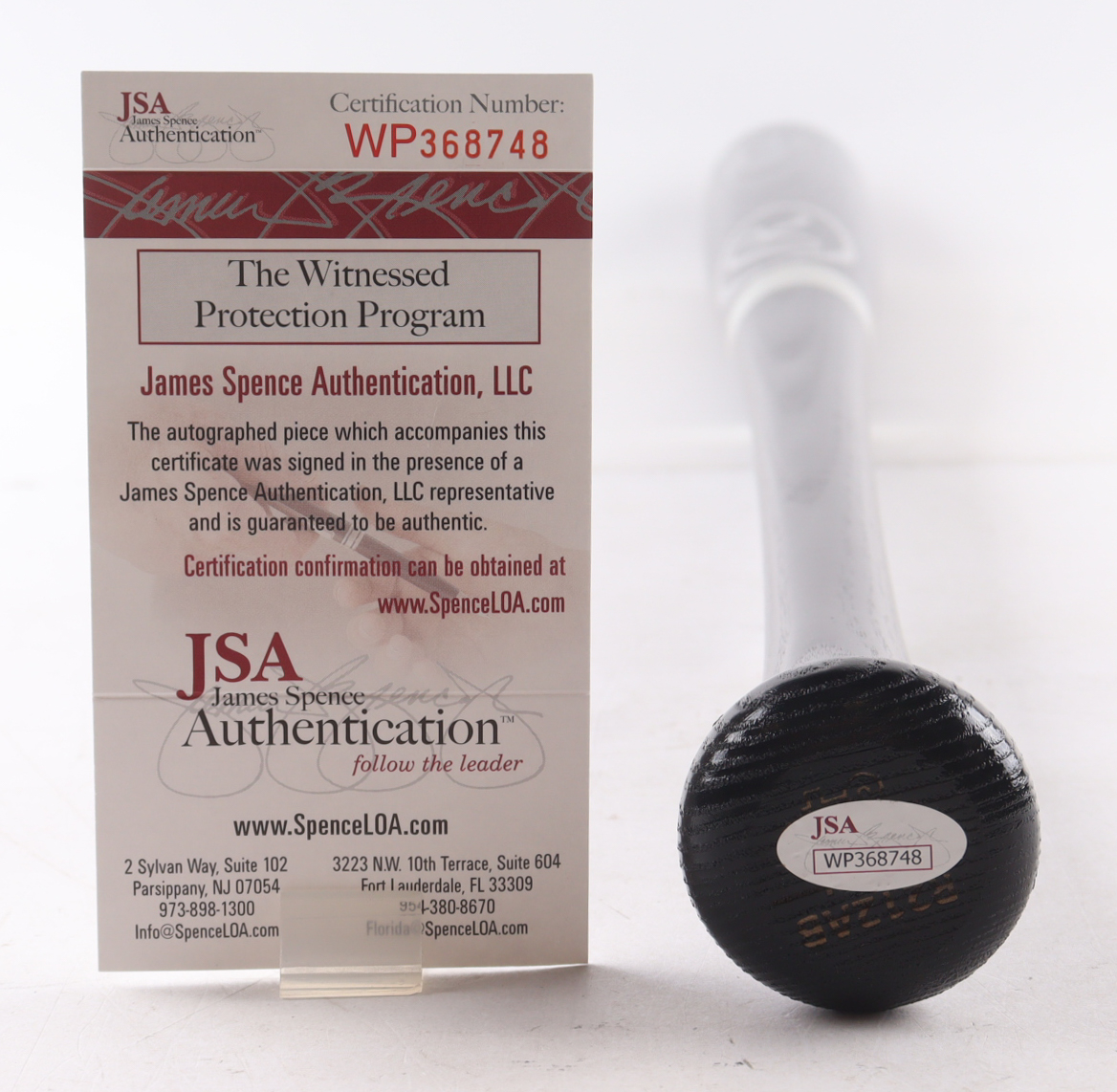Orlando Cepeda Signed Rawlings Pro Baseball Bat Inscribed "HOF 99" (JSA) at PristineAuction.com Orlando Cepeda Signed Rawlings Pro Baseball Bat Inscribed "HOF 99" (JSA) at PristineAuction.com