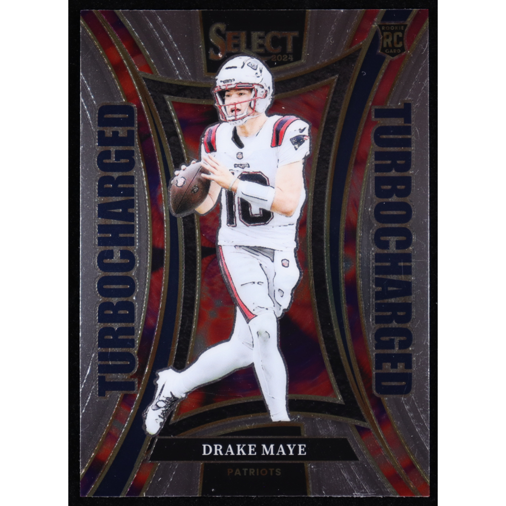 Drake Maye 2024 Select Turbocharged #24 RC at PristineAuction.com