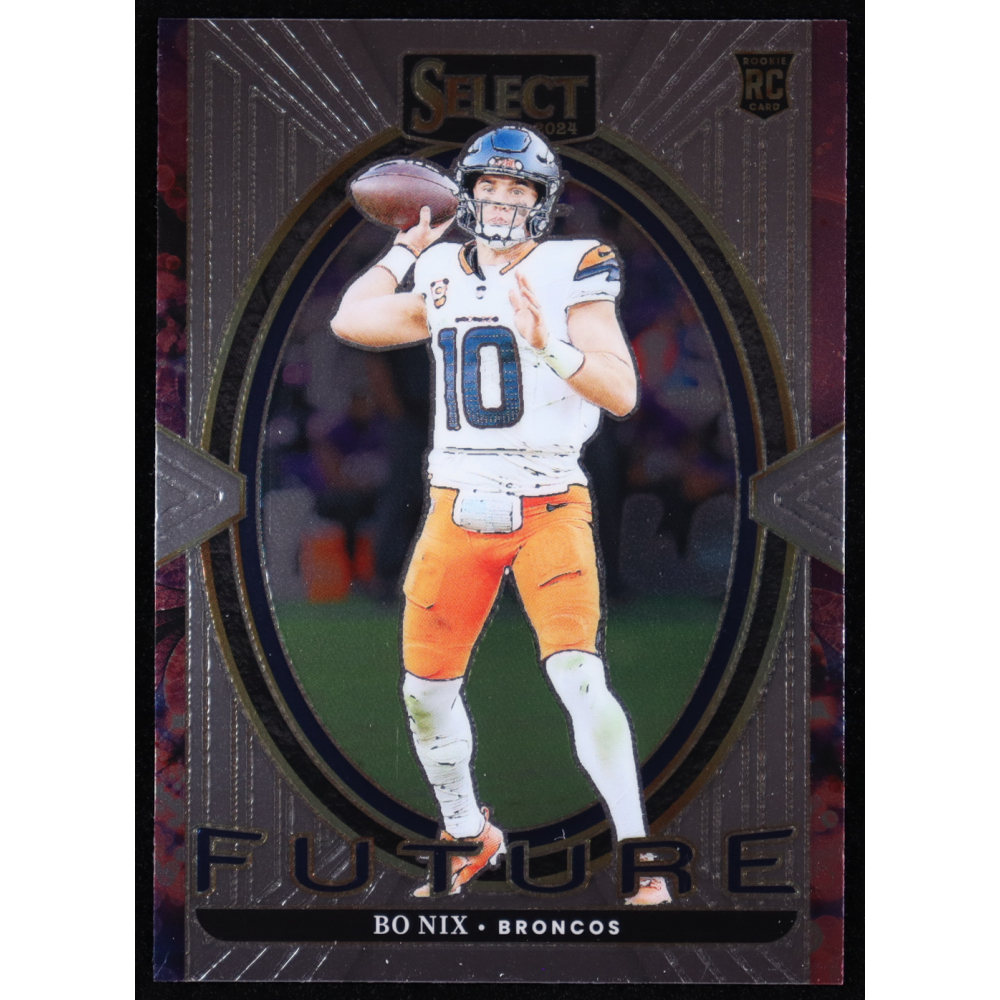 Bo Nix 2024 Select Select Future #7 RC at PristineAuction.com