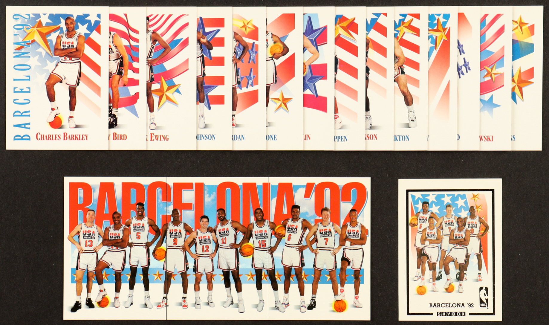 1991-92 SkyBox USA Basketball Complete Set of (18) Cards with #544, #545, #546 & #NNO at PristineAuction.com 1991-92 SkyBox USA Basketball Complete Set of (18) Cards with #544, #545, #546 & #NNO at PristineAuction.com