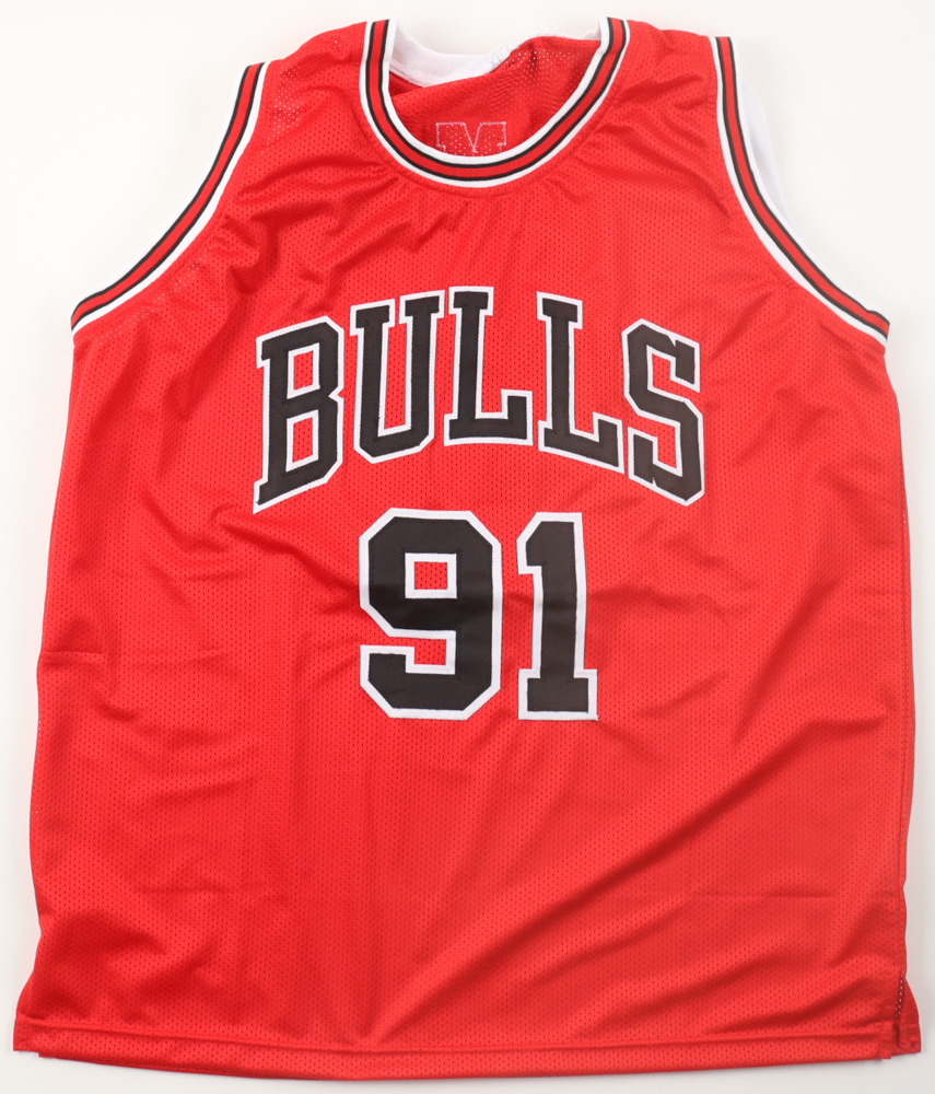 Dennis Rodman Signed Jersey (JSA) at PristineAuction.com Dennis Rodman Signed Jersey (JSA) at PristineAuction.com