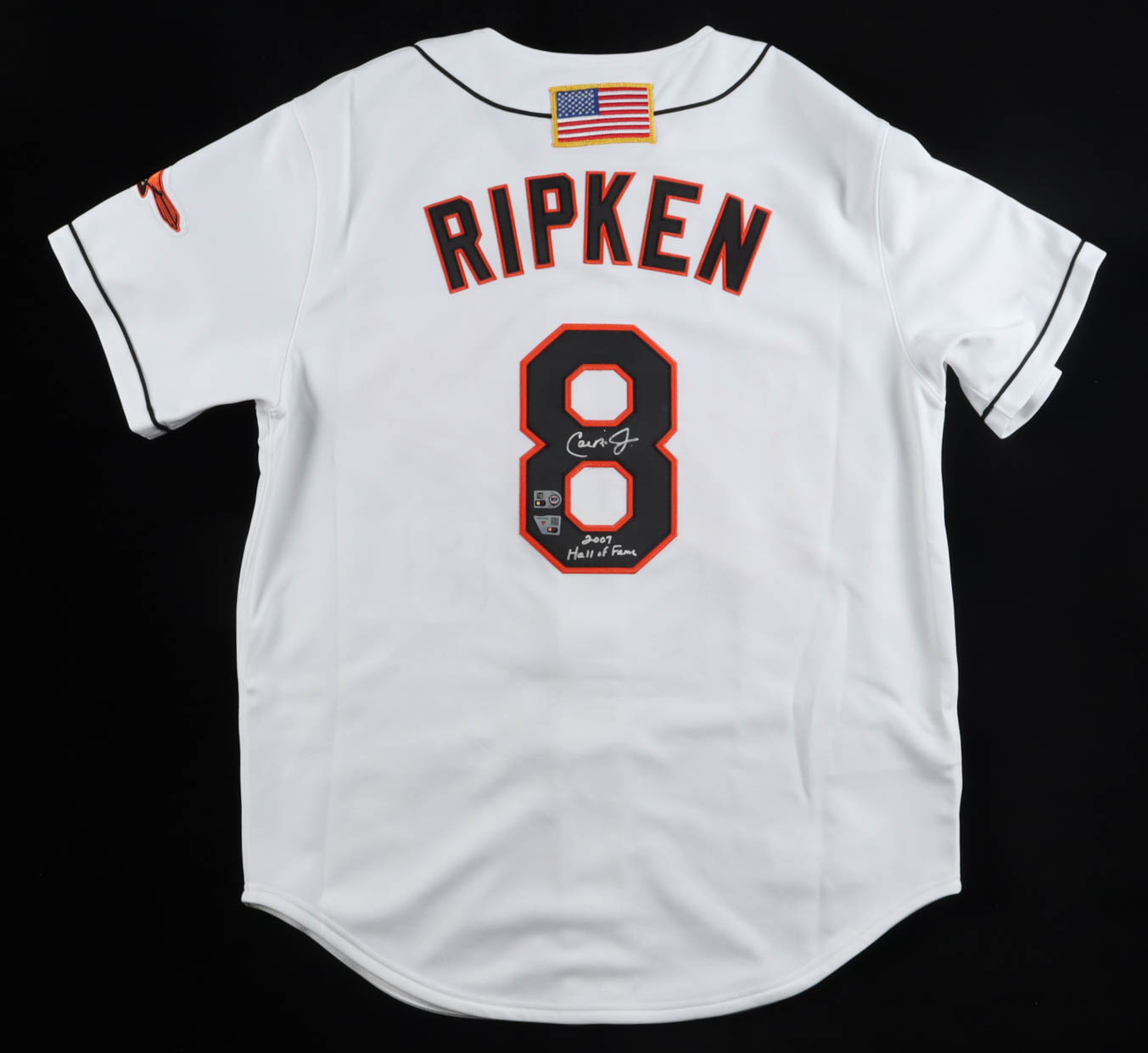 Cal Ripken Jr. Signed Orioles Mitchell & Ness Authentic Jersey Inscribed "2007 Hall of Fame" (MLB & Fanatics) at PristineAuction.com Cal Ripken Jr. Signed Orioles Mitchell & Ness Authentic Jersey Inscribed "2007 Hall of Fame" (MLB & Fanatics) at PristineAuction.com