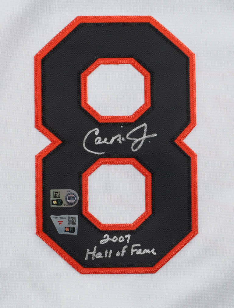 Cal Ripken Jr. Signed Orioles Mitchell & Ness Authentic Jersey Inscribed "2007 Hall of Fame" (MLB & Fanatics) at PristineAuction.com Cal Ripken Jr. Signed Orioles Mitchell & Ness Authentic Jersey Inscribed "2007 Hall of Fame" (MLB & Fanatics) at PristineAuction.com