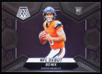 Bo Nix 2024 Panini Mosaic #271 DEB RC at PristineAuction.com