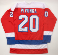 Michal Pivonka Signed Jersey (JSA) at PristineAuction.com