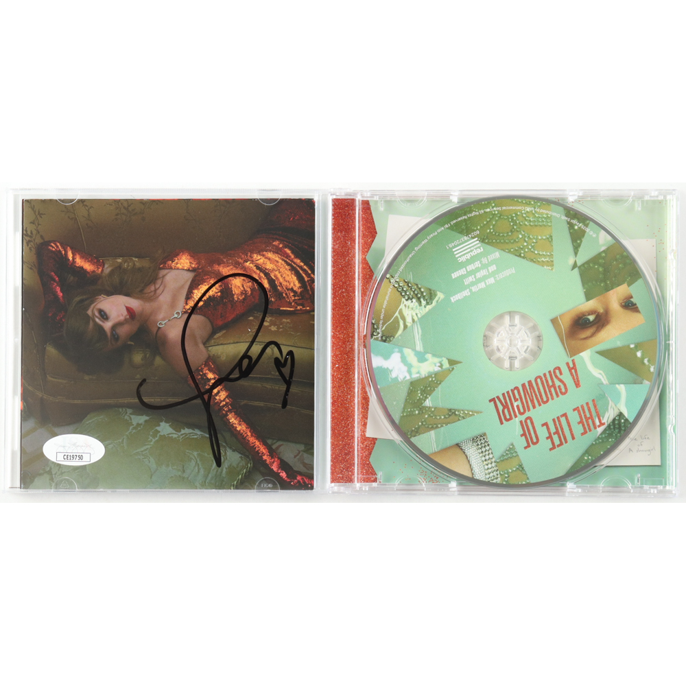 Taylor Swift Signed "The Life of a Showgirl" CD Album Insert (JSA) at PristineAuction.com