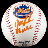 Dwight "Doc" Gooden Signed OML Mets Logo Baseball Inscribed "86 WSC" (JSA) at PristineAuction.com