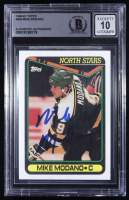Mike Modano Signed 1990-91 Topps #348 RC (BGS | Autograph Graded BGS 10) at PristineAuction.com