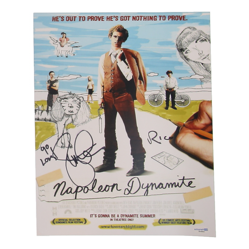 Jon Gries Signed "Napoleon Dynamite" 11x14 Poster Inscribed "Rico" & "Go Long!" (ACOA) at PristineAuction.com Jon Gries Signed "Napoleon Dynamite" 11x14 Poster Inscribed "Rico" & "Go Long!" (ACOA) at PristineAuction.com