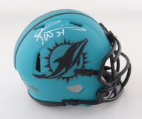 Ricky Williams Signed Dolphins Rave Alternate Speed Mini Helmet (Schwartz) at PristineAuction.com