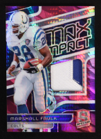 Marshall Faulk 2024 Panini Spectra Max Impact Materials Neon Pink #32 #15/15 at PristineAuction.com