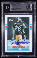 Rod Woodson Signed 1989 Topps #323 RC (BGS) at PristineAuction.com