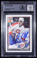John Leclair Signed 1991-92 O-Pee-Chee #209 RC (BGS | Autograph Graded BGS 10) at PristineAuction.com