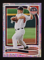 Trey Yesavage 2024 USA Baseball Stars and Stripes Mojo #82 #49/49 at PristineAuction.com