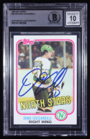 Dino Ciccarelli Signed 1981-82 Topps #W105 RC (BGS | Autograph Graded BGS 10) at PristineAuction.com